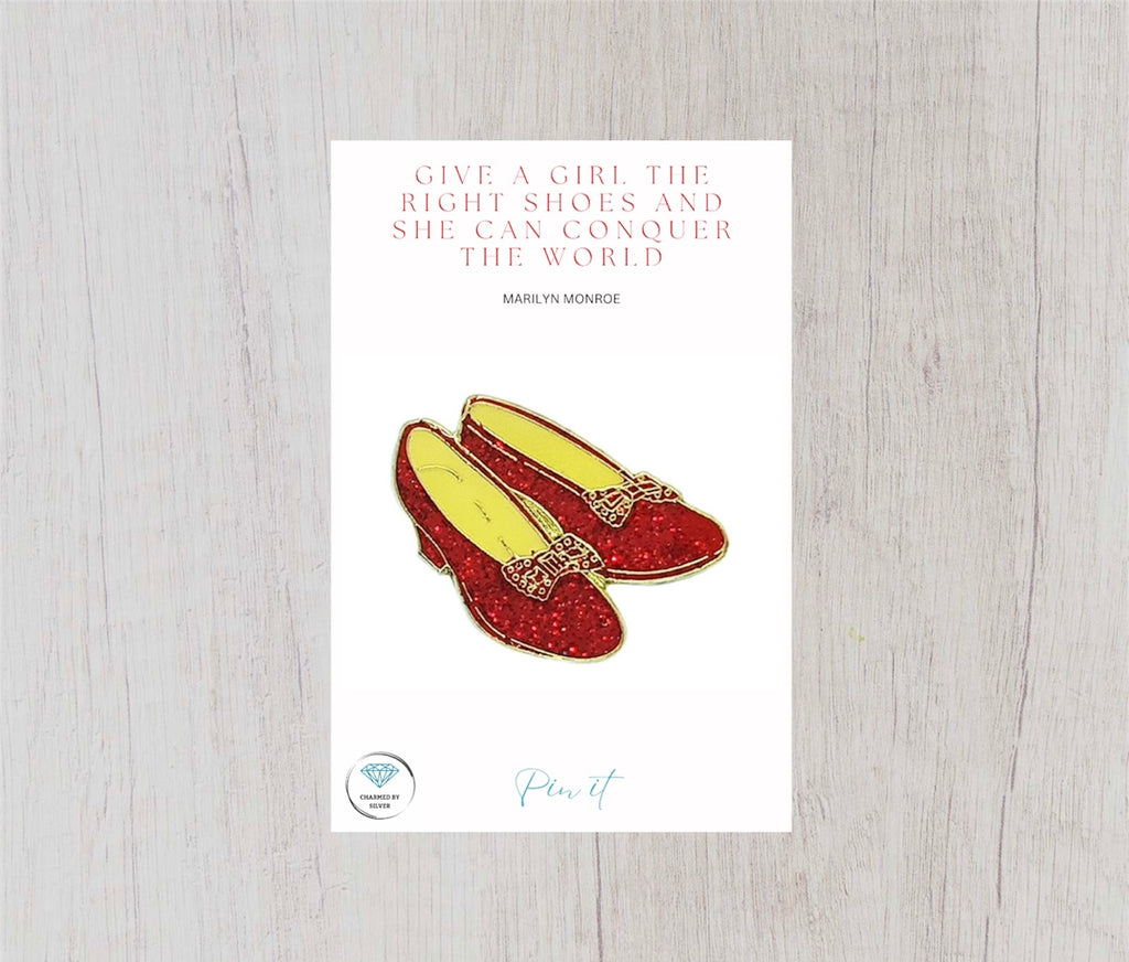 Ruby Red Glitter Shoes