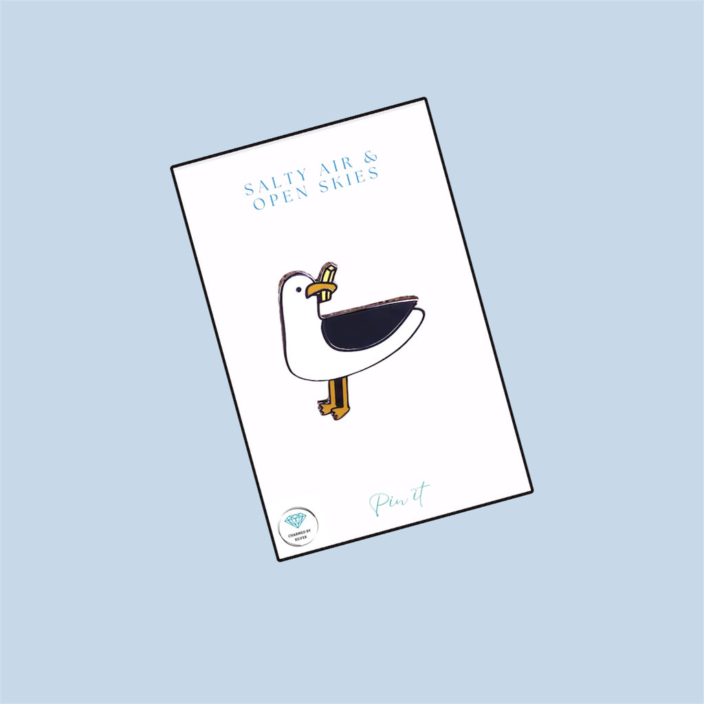 Salty Seas & Coastal Vibes Enamel Pin