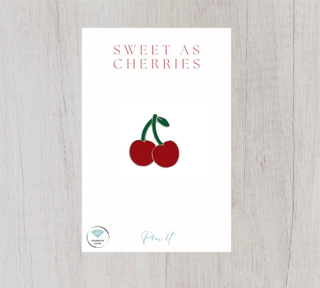 Cherries Enamel Pin