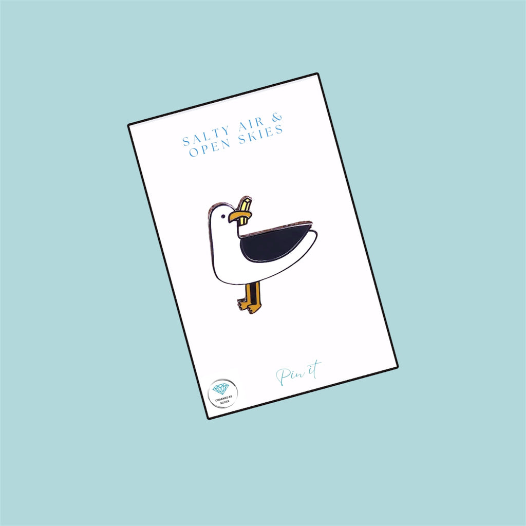 Salty Seas & Coastal Vibes Enamel Pin