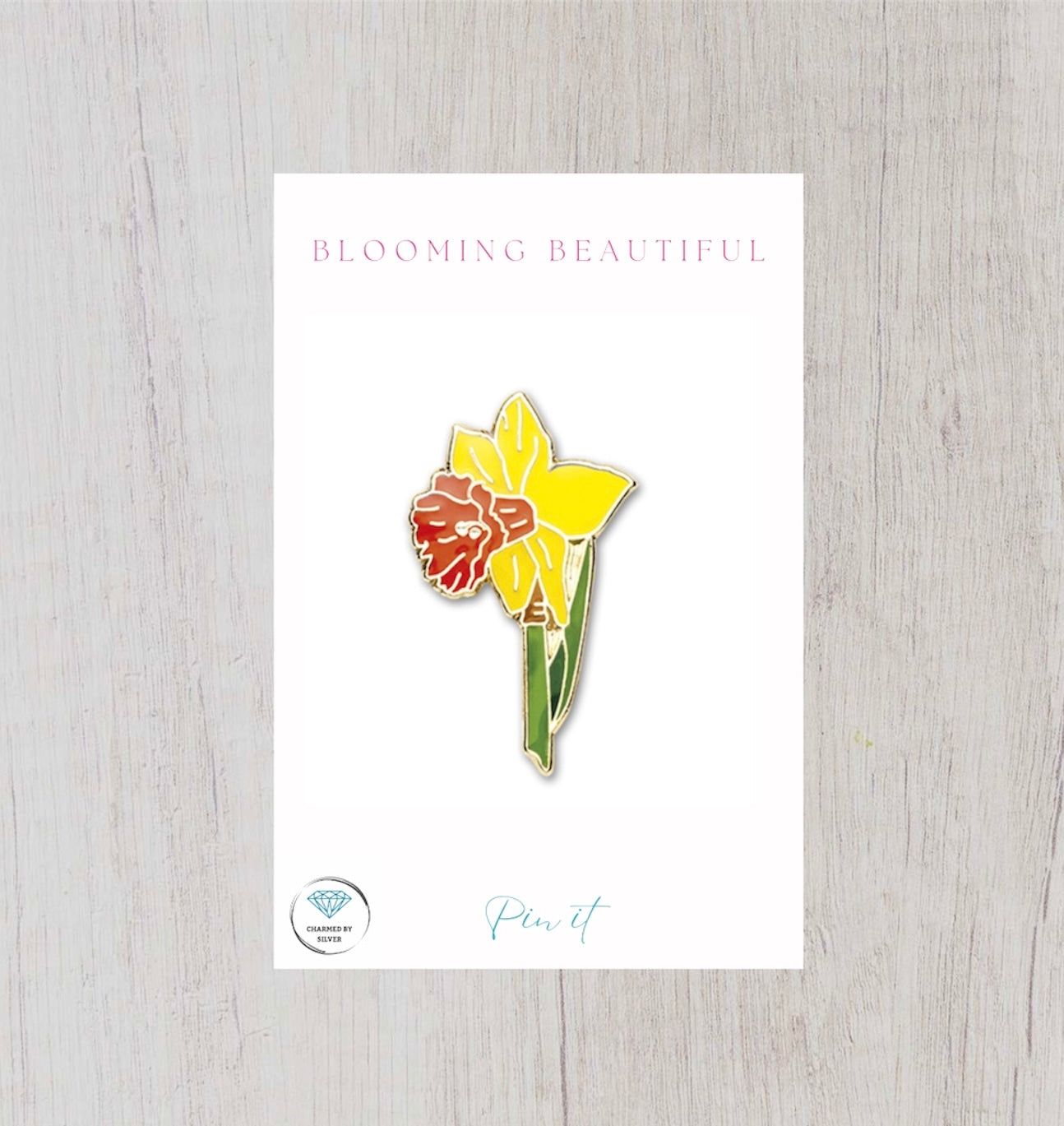 Sunny Daffodil Enamel Pin
