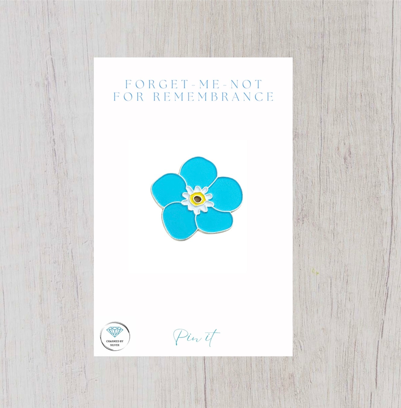 Forget-me-not Enamel Pin