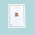 Music in my Soul Enamel Pin - blue treble clef