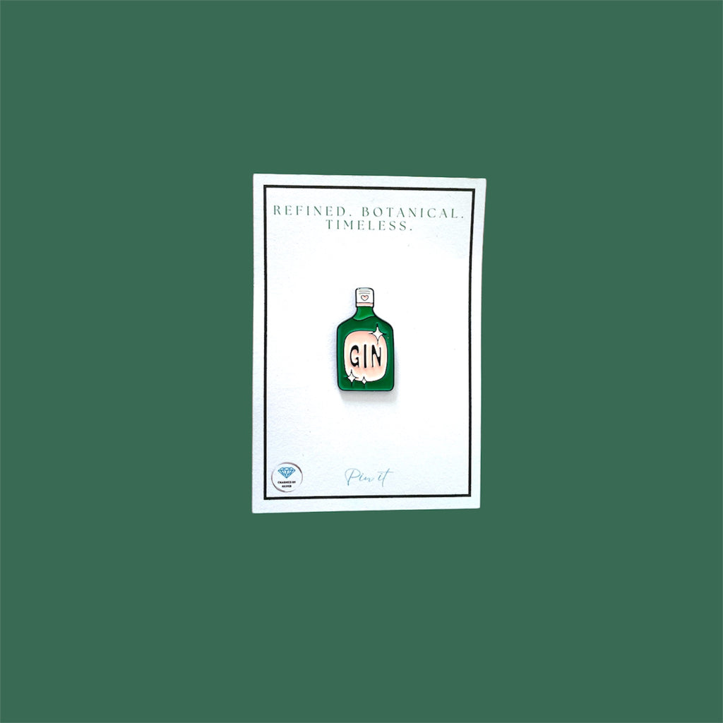 Gin Enamel Pin