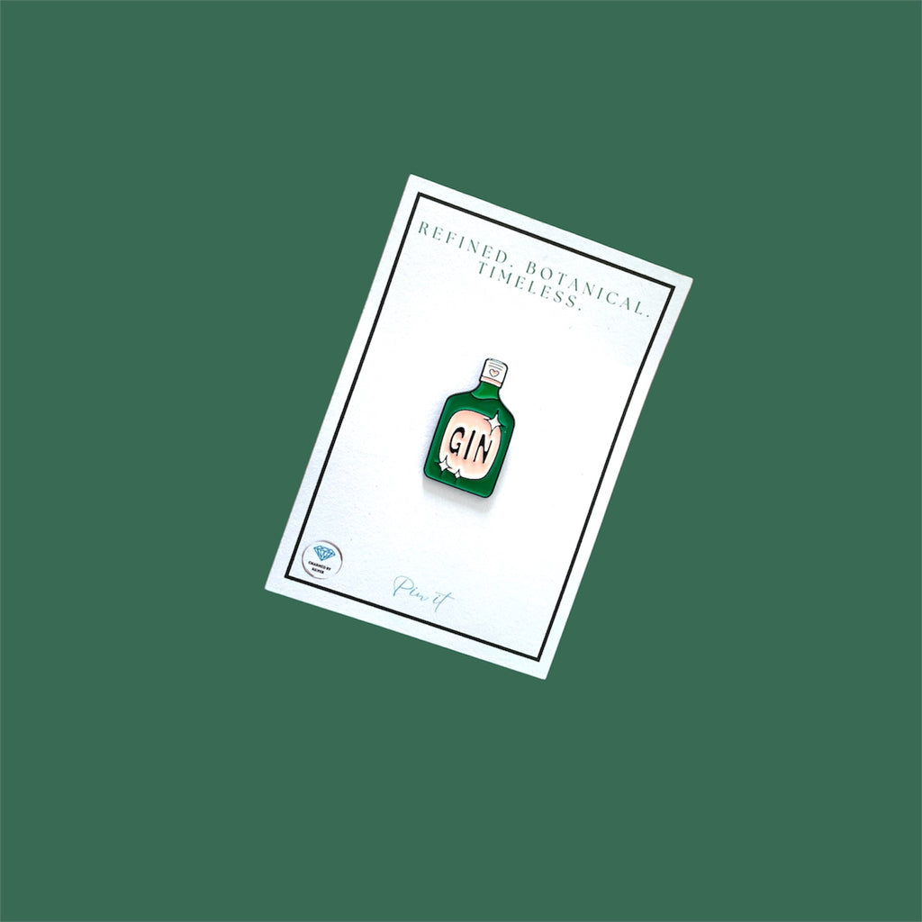 Gin Enamel Pin