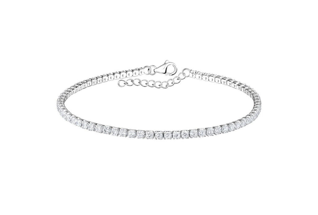 Sterling Silver CZ Tennis Bracelet
