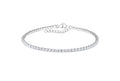 Sterling Silver CZ Tennis Bracelet