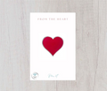 Red Heart Enamel Pin