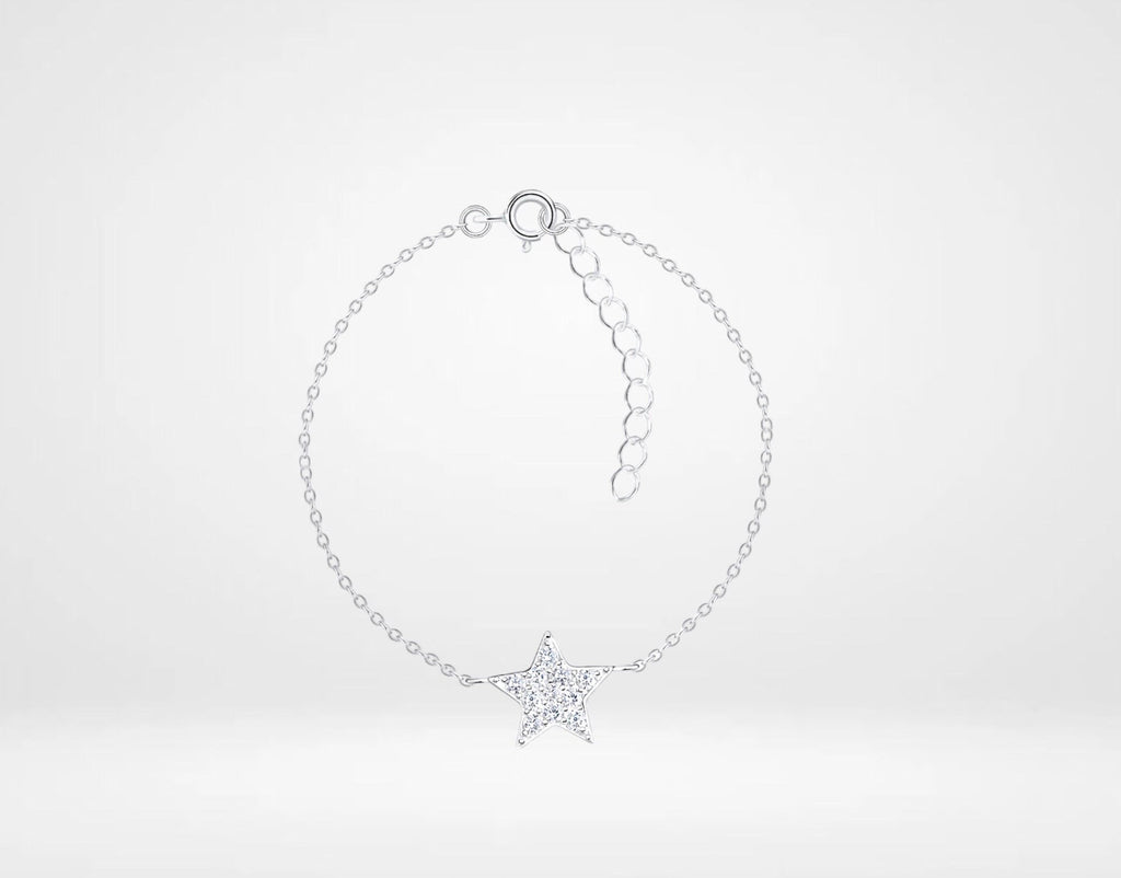 Sterling Silver Mini Heart Bracelet