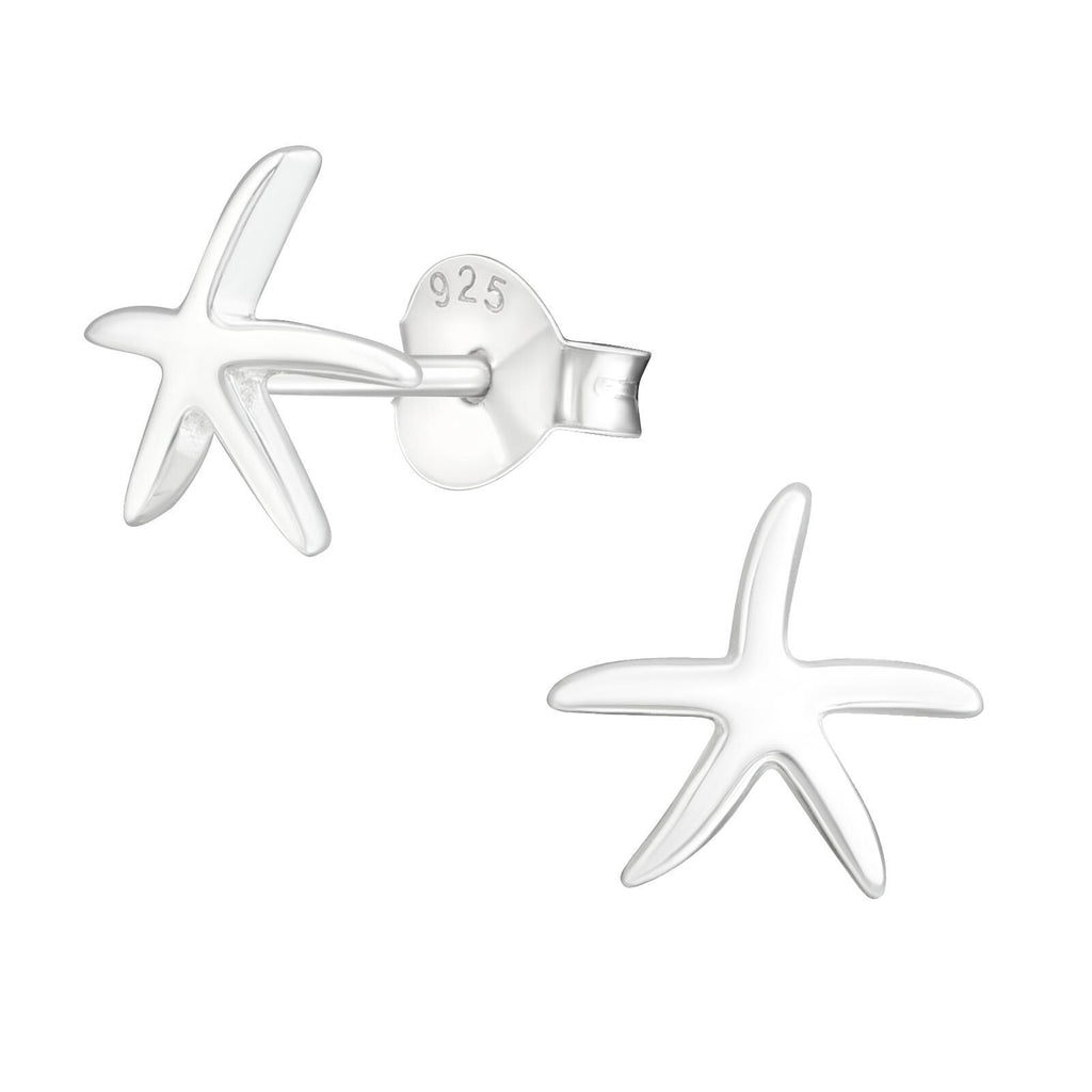 Sterling Silver Starfish Earrings - Let the sea set you free