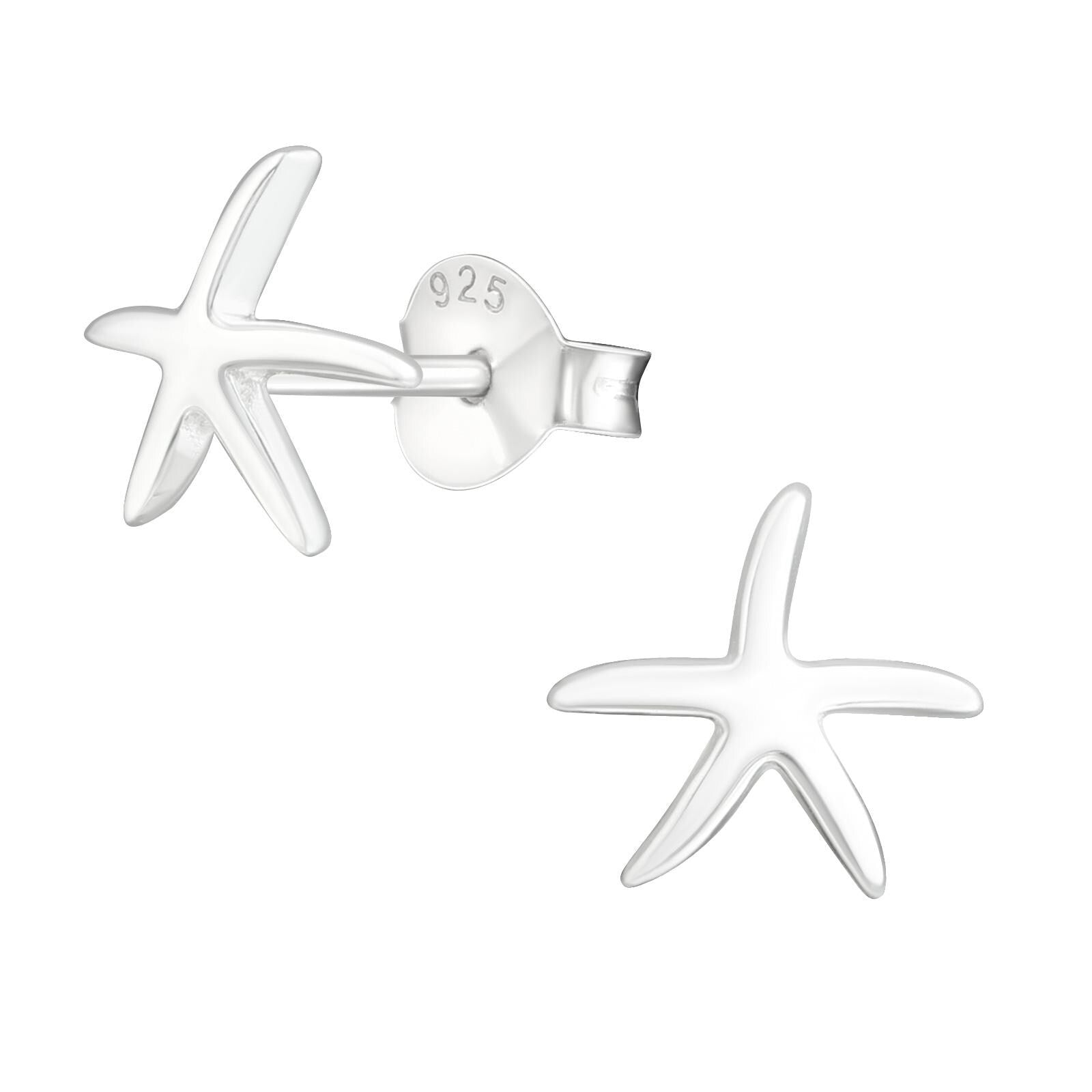 Sterling Silver Starfish Earrings - Let the sea set you free